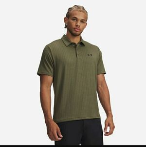 Under Armour Men's Army Green Playoff 3.0 Golf Polo Shirt - Large